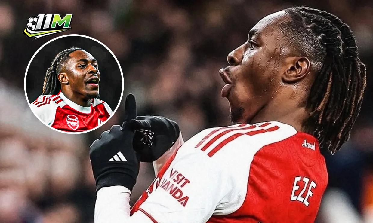 Eberechi Eze đi vào lịch sử sau chiến thắng hủy diệt trước "Gà trống"