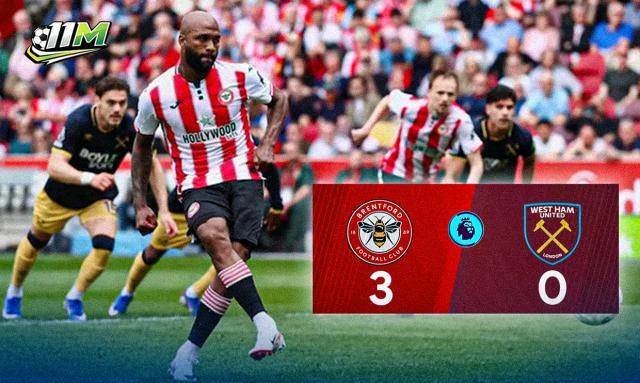 Brentford đè bẹp West Ham: "Bầy ong" bay cao, "The Hammers" tiến sát vực thẳm