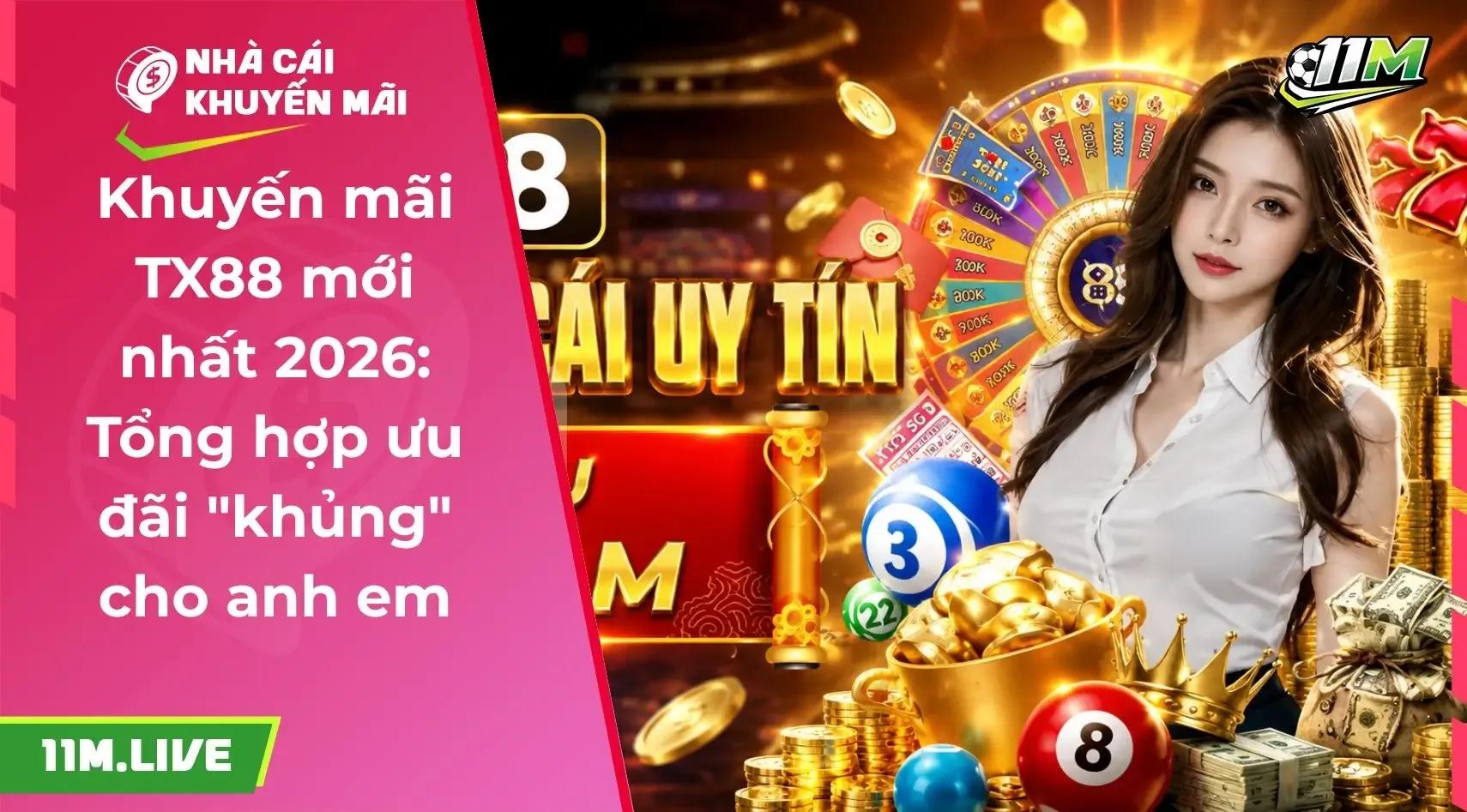 Khuyến mãi TX88 mới nhất 2026: Tổng hợp ưu đãi "khủng" cho anh em