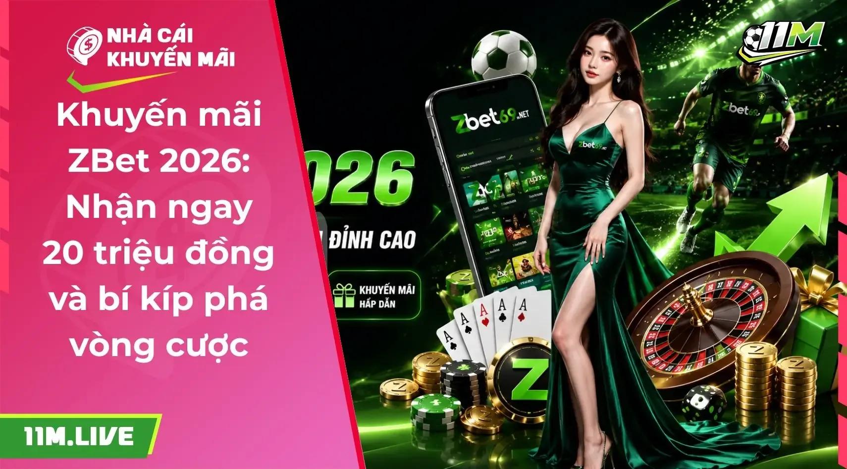 Khuyến mãi ZBet 2026: Nhận ngay 20 triệu đồng và bí kíp phá vòng cược