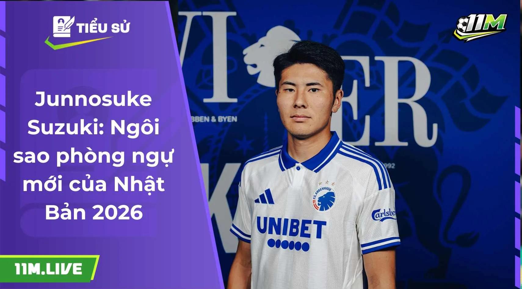 Junnosuke Suzuki: Ngôi sao phòng ngự mới của Nhật Bản 2026