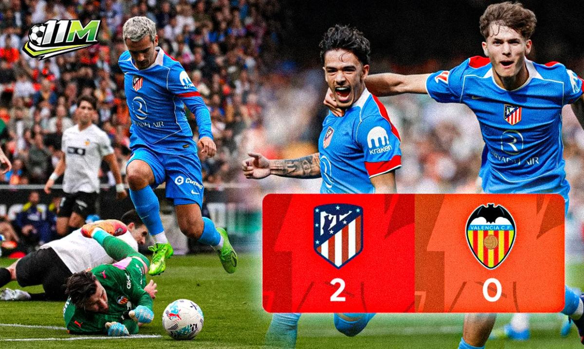 Griezmann rực sáng từ ghế dự bị: Atletico Madrid thắng Valencia 2-0