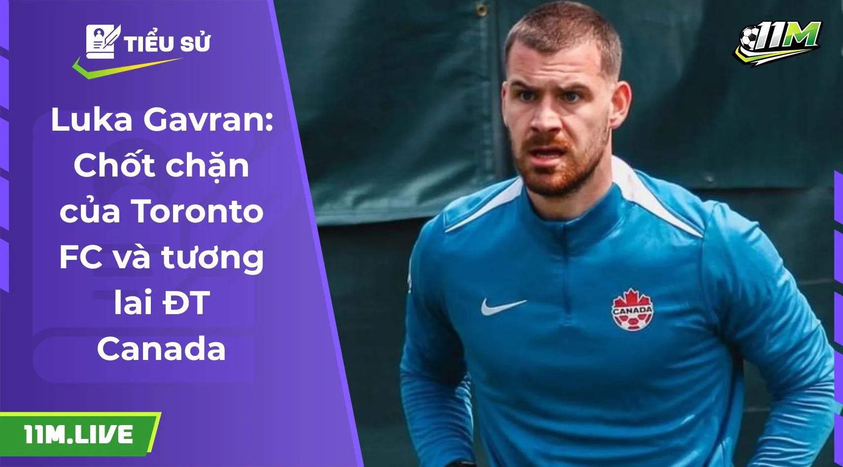 Luka Gavran: Chốt chặn của Toronto FC và tương lai ĐT Canada