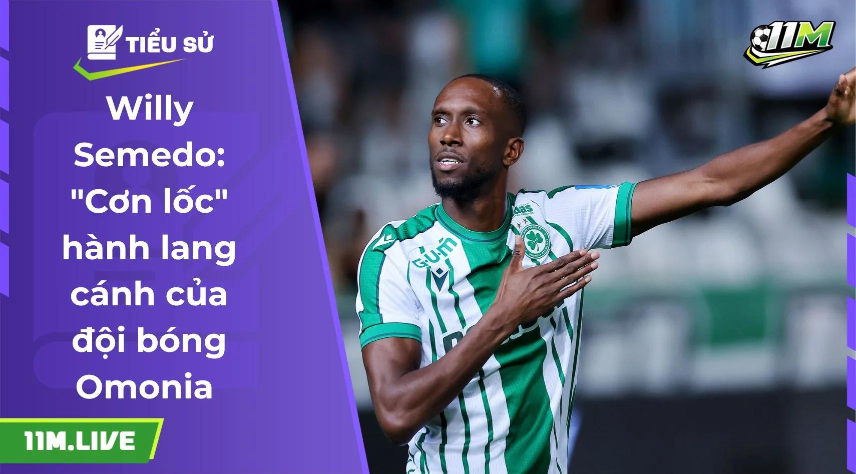 Willy Semedo: "Cơn lốc" hành lang cánh của đội bóng Omonia 