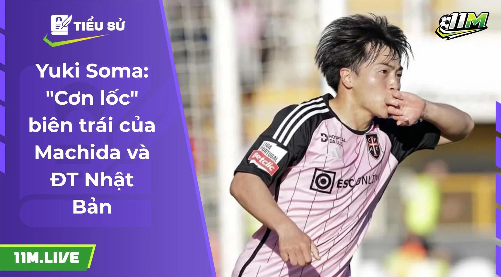 Yuki Soma: "Cơn lốc" biên trái của Machida và ĐT Nhật Bản