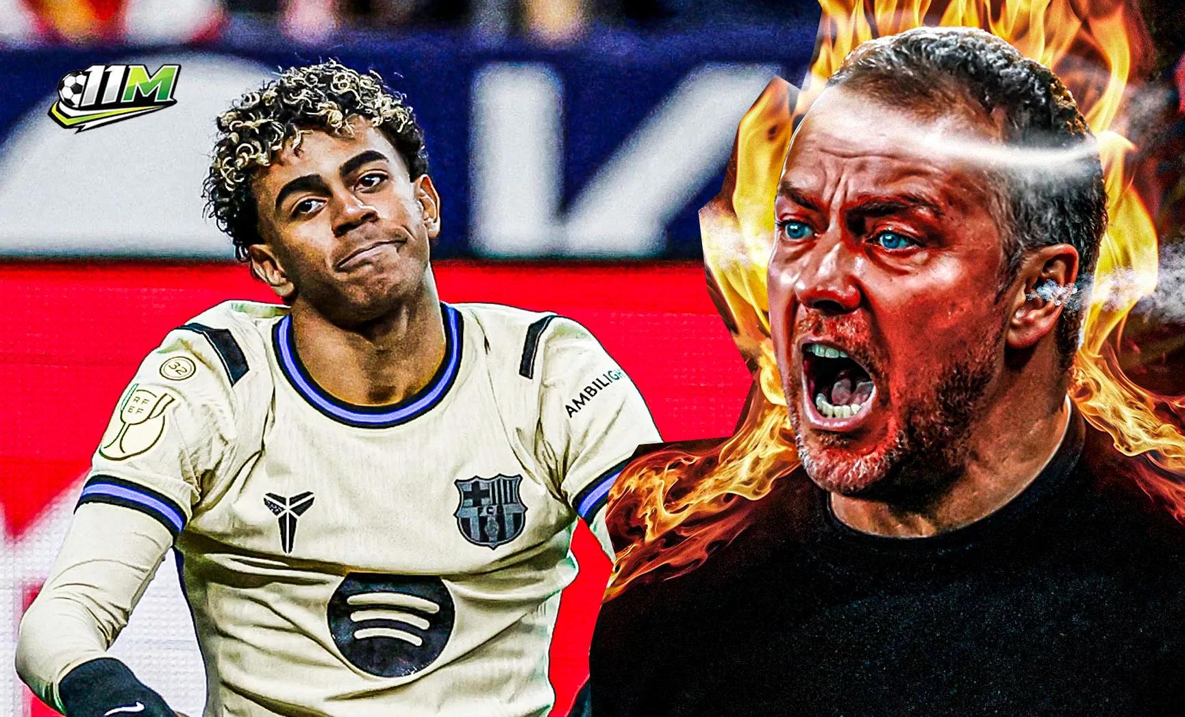 Hansi Flick và đêm kinh hoàng tại Metropolitano: Barca đang vỡ vụn?