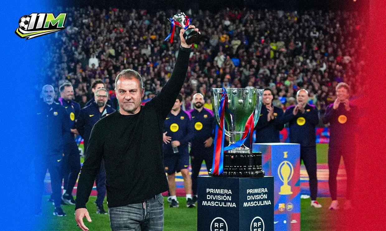Barcelona xưng vương La Liga: Hansi Flick cam kết tương lai dài hạn tại Camp Nou