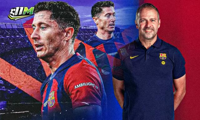 Hansi Flick và bài toán Robert Lewandowski: Khúc cua định mệnh tại Barcelona