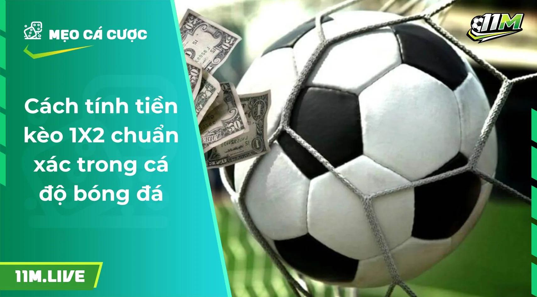 Cách tính tiền kèo 1X2 chuẩn xác trong cá độ bóng đá