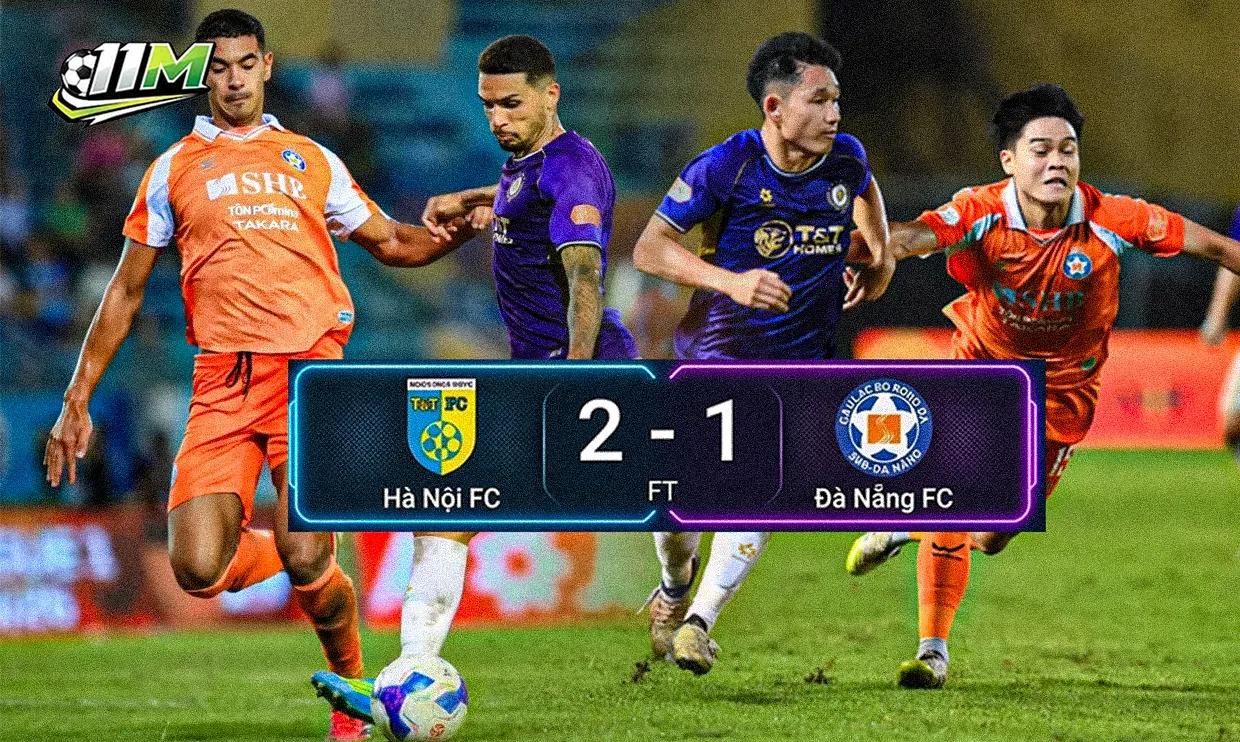 Kịch tính 2 thẻ đỏ: Hà Nội FC thắng nghẹt thở, Đà Nẵng tiến sát bờ vực xuống hạng!