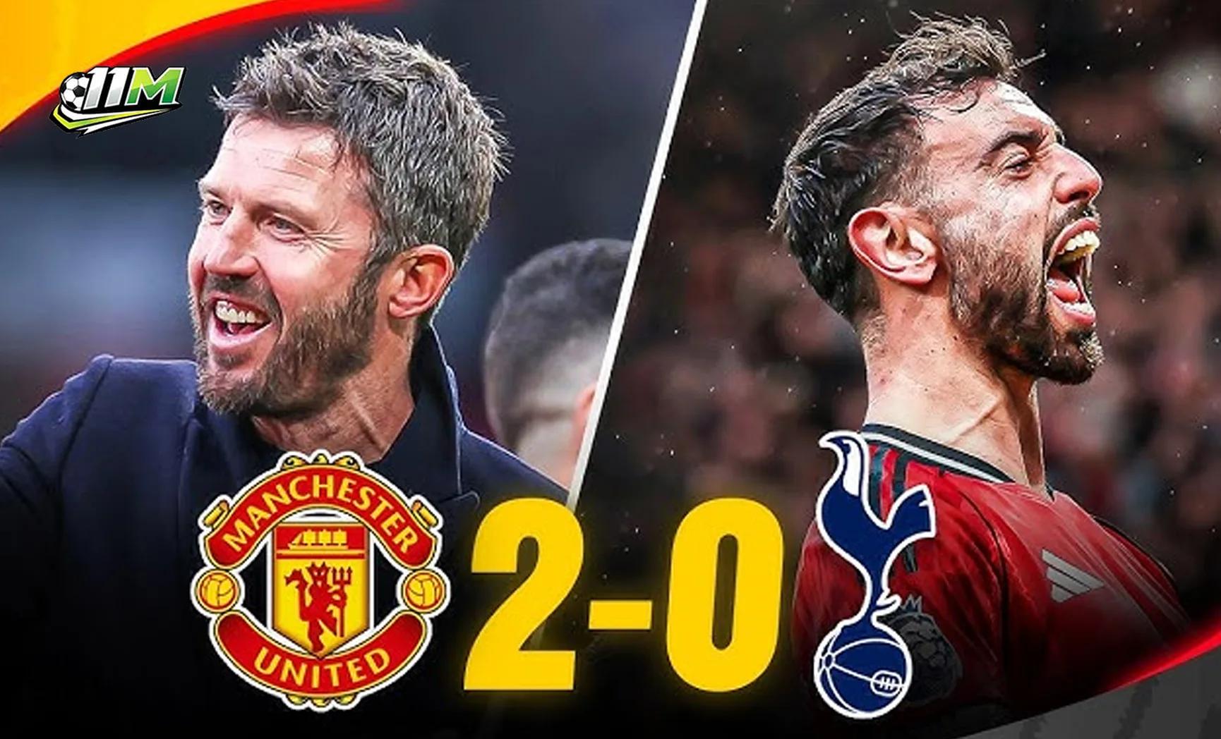 5 Điểm Nhấn MU 2-0 Tottenham: Phép Màu Carrick Và Vũ Điệu Kỷ Lục Của Bruno