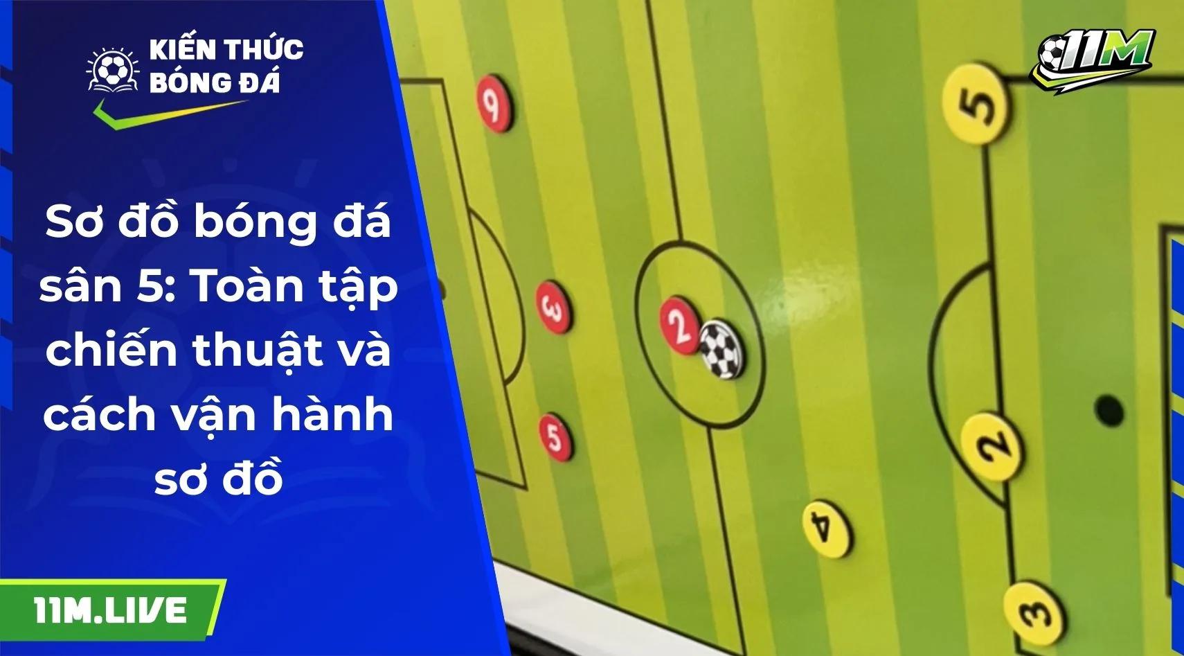 Sơ đồ bóng đá sân 5: Toàn tập chiến thuật và cách vận hành sơ đồ