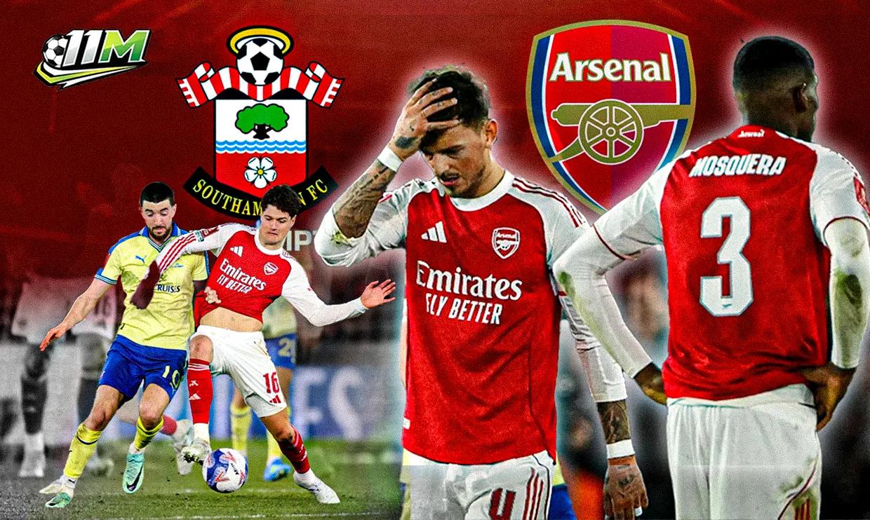 Arsenal thất bại trước Southampton - Tại sao Pháo thủ luôn gục ngã trước ngưỡng cửa thiên đường?