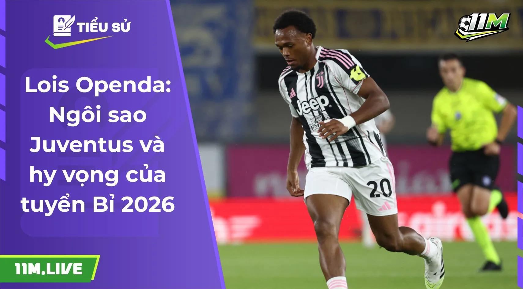 Lois Openda: Ngôi sao Juventus và hy vọng của tuyển Bỉ 2026