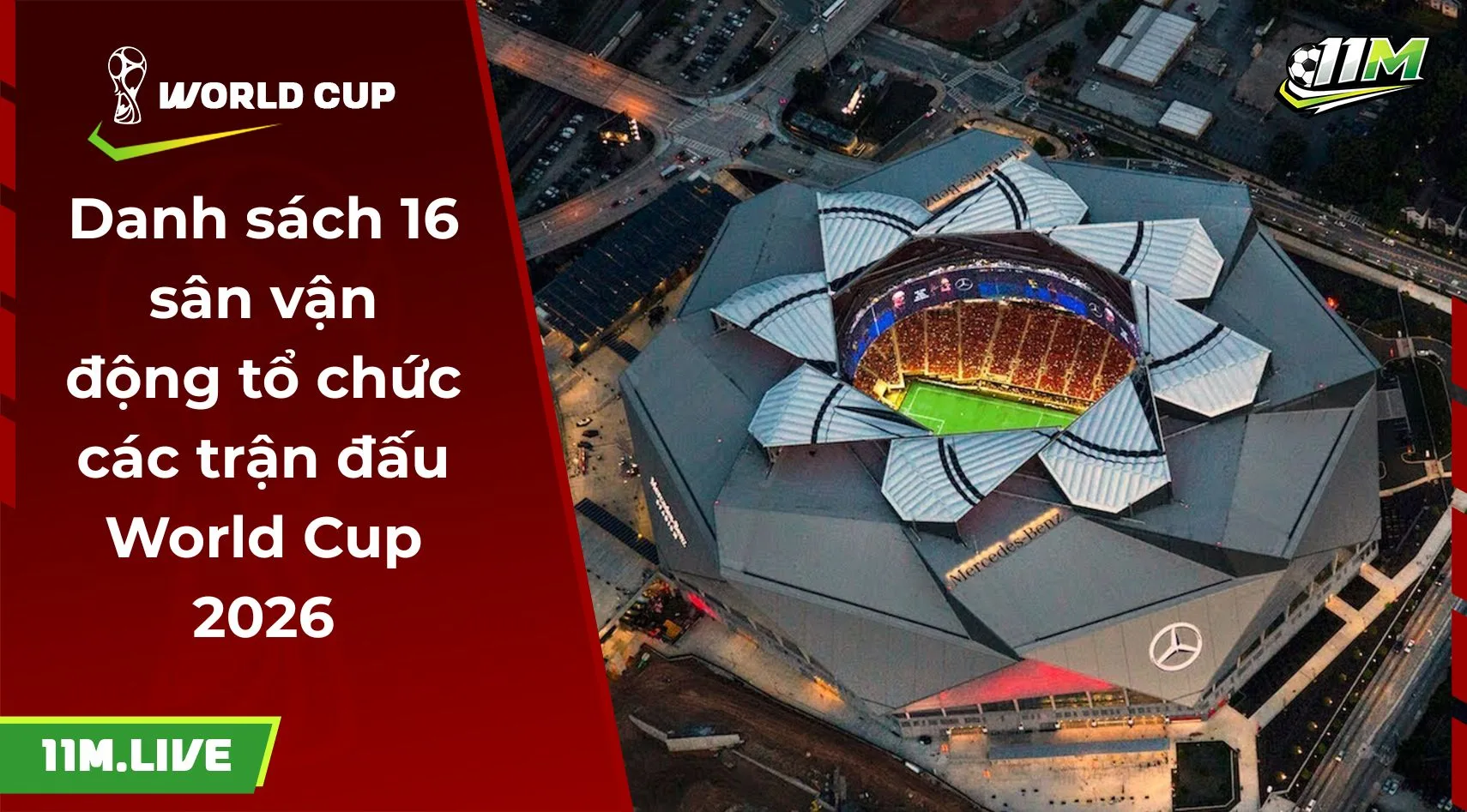 sân vận động tổ chức world cup 2026