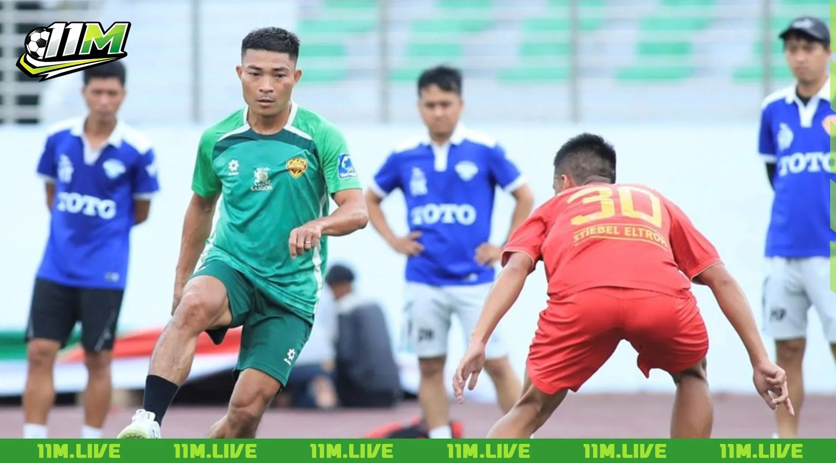 luật b&oacute;ng đ&aacute; 7 người