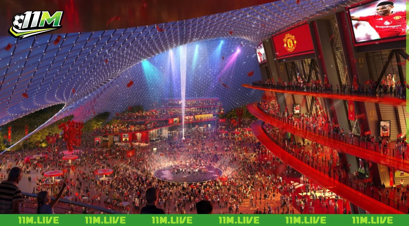 s&acirc;n vận động Old Trafford